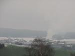 Brand Seugenhof 19.11.07 - von Weitem sichtbar